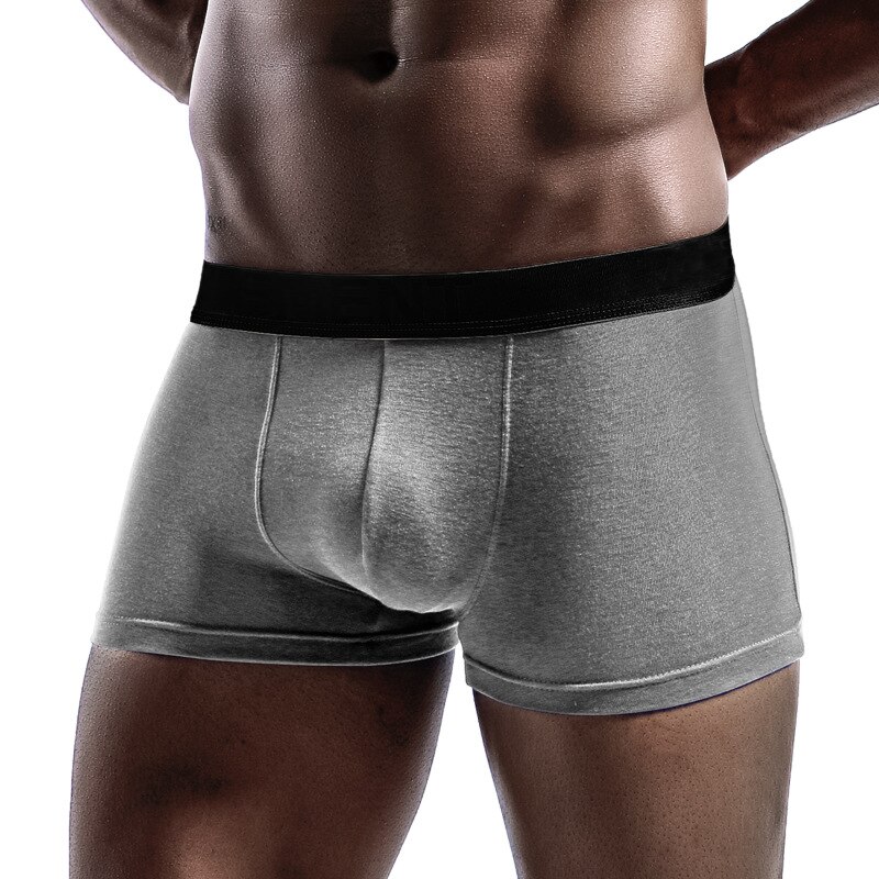 Four Boxed Underwear Men&#39;s Boxer Briefs Simple Breathable Youth Boxer Shorts Men&#39;s Underwear