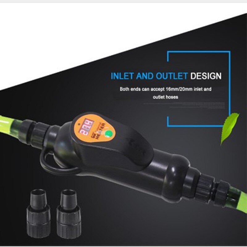 Sunsun eh-300 eh-500 110v/220v riscaldatore esterno a temperatura regolabile per acquario