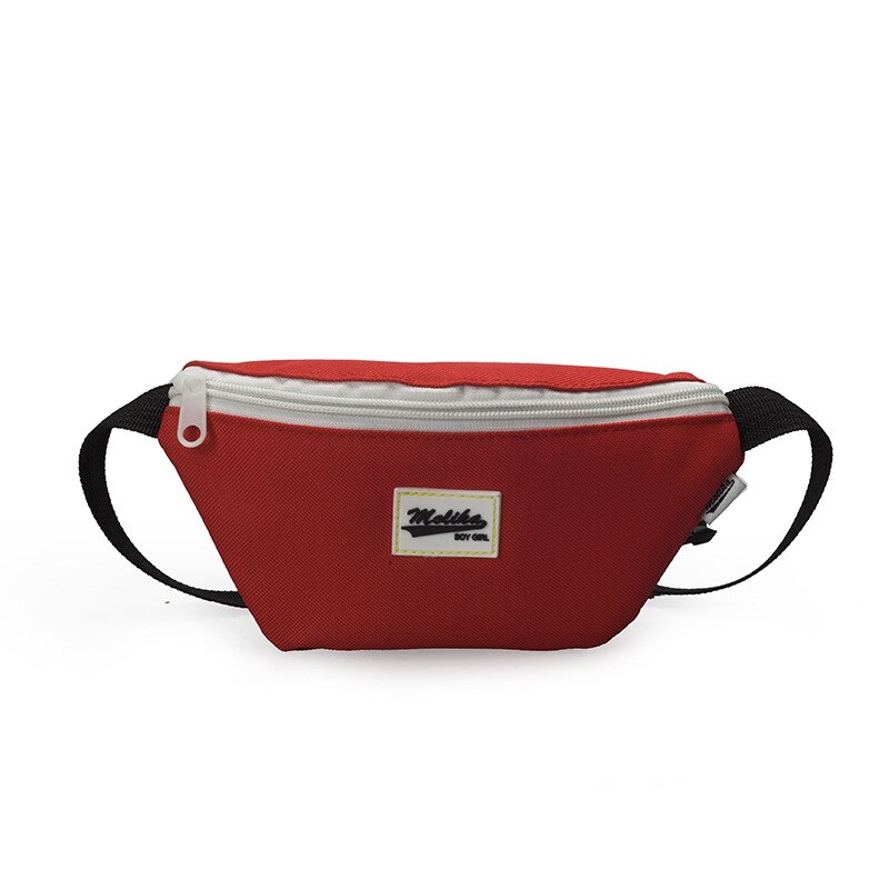 Children's Messenger Bag Small Pocket Chest Bag Sports Shoulder Bag Accessories Pack for Boys and Girls: red