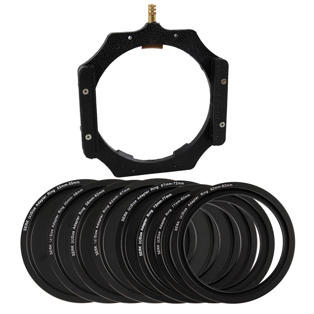 100mm Vierkante Z serie Metalen Adapter Ring + Filterhouder voor Lee Hitech Singh-Ray Cokin Z PRO 4X4 "4x5" 4X5.65 "Filter