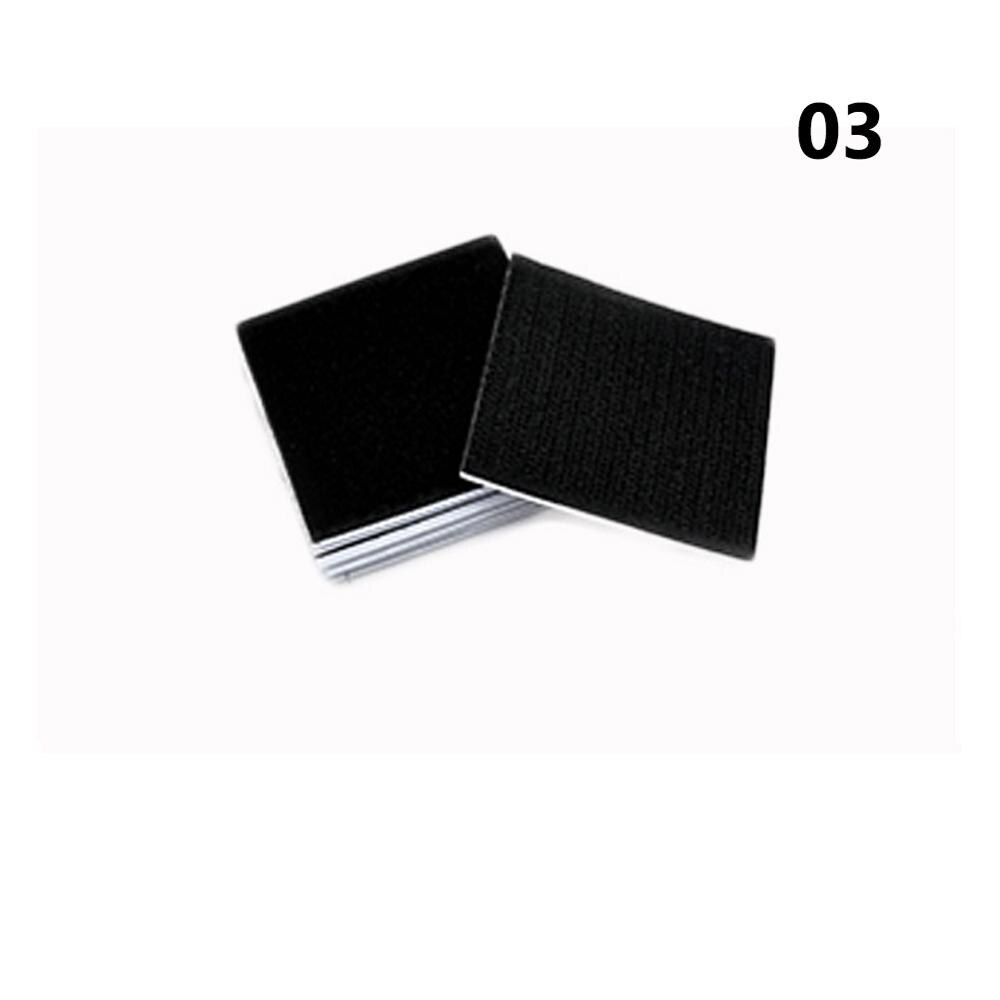 5Pcs/Set Sheet Cover Mattress Blankets Fixed Grippers Double-sided Adhesive Non-slip Grippers Retainer for Sheet Sofa: Square Black