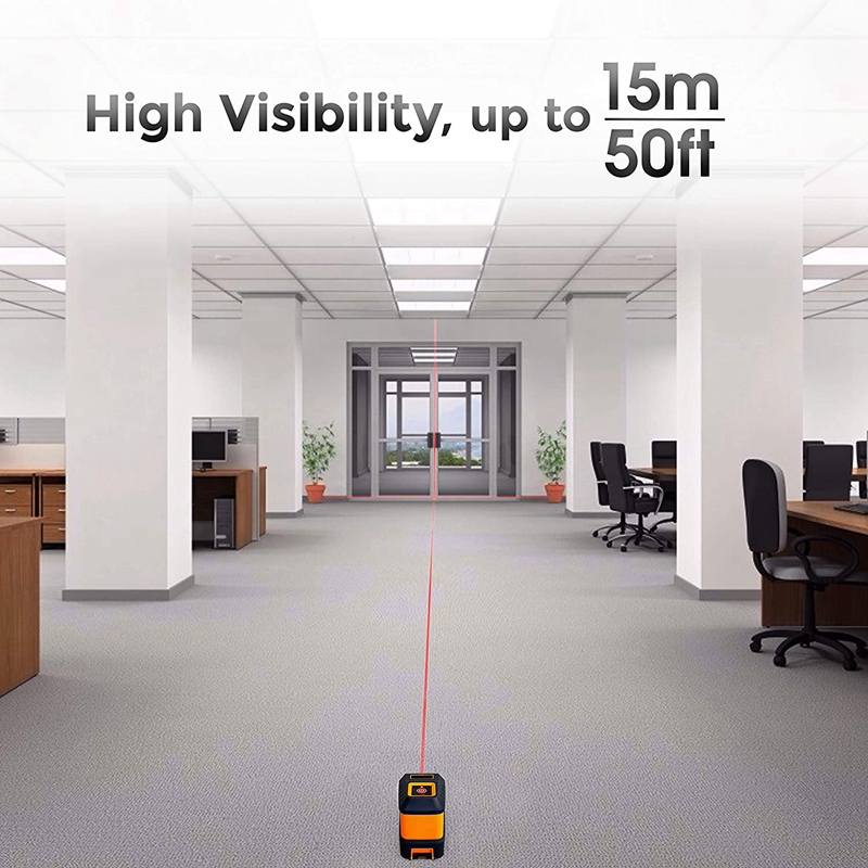 Self-Leveling 50 Feet Horizontal, Vertical And Horizontal Crosshairs, Used For Building Or Picture Hanging