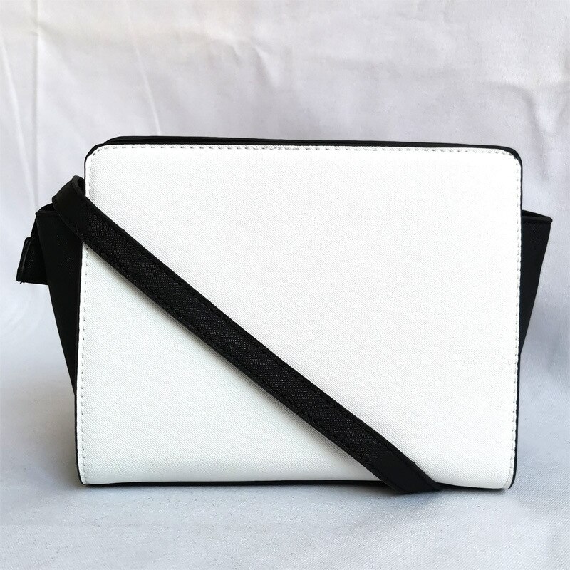 Beknopte Pu Snoep Mini Handtas Schoudertas Crossbody Tas Elegante Hobos Voor Vrouwen & Meisjes Mode: white black