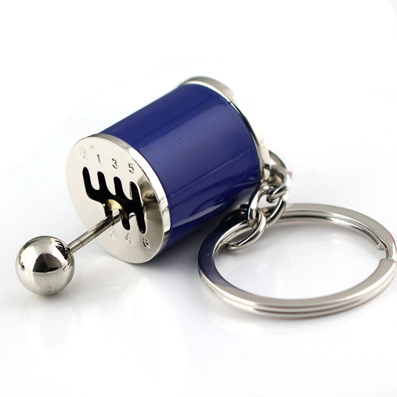 Mini Car Six Speed Removable Transmission Gear Shift Gear Shift Knob Gearbox Keychain Keyring