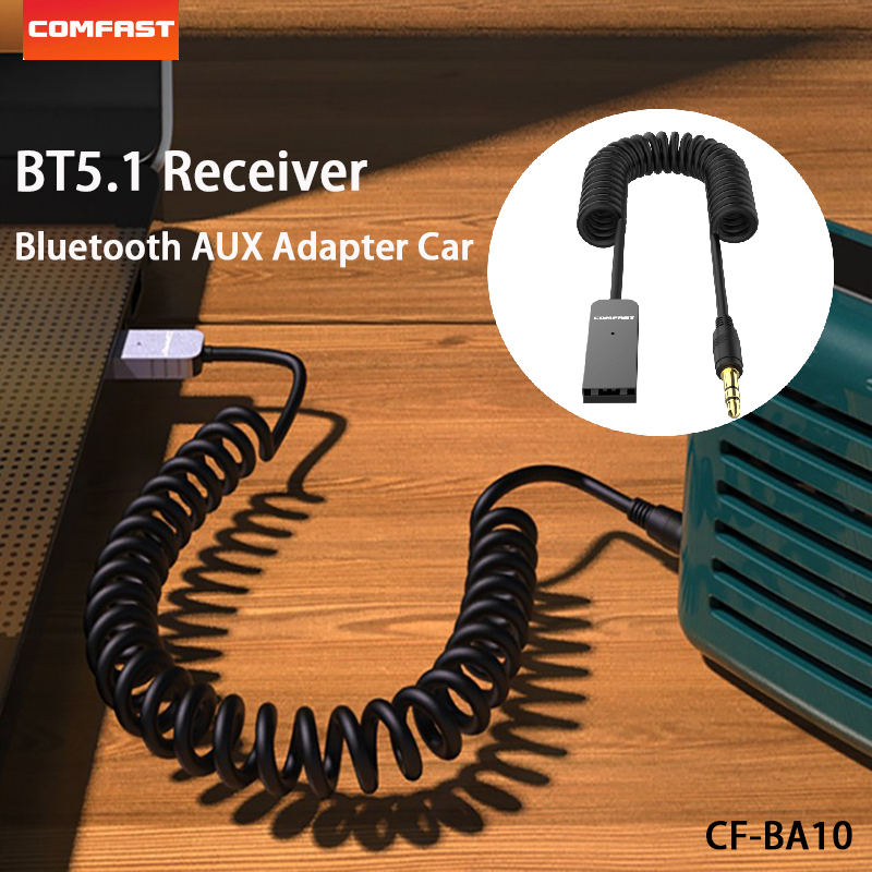Bluetooth AUX Adapter Car Talk Navigation Music Wired Receiver BT5.1 USB2.0 To 3.5mm Jack for Audio Microphone handsfree calling