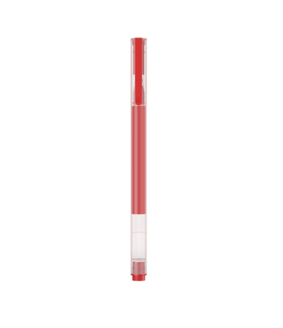 Xiaomi Mijia – stylo à pointe Super Durable, 0.5mm, stylo MI pour signature de bureau/école, lisse, suisse, noir, rouge, recharge: Red 1 pcs