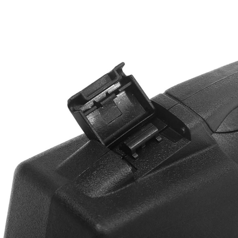 Bærbar verktøykasse plast tom bæreveske hardkasse 195 x 170 x 46mm beskyttende hard veske for maskinvareverktøy, svart