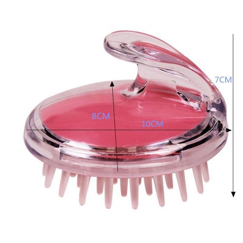 Cabeça de silicone corpo para lavar cuidados limpos raiz do cabelo coceira couro cabeludo massagem pente escova de chuveiro banho spa massagem escova e limpeza