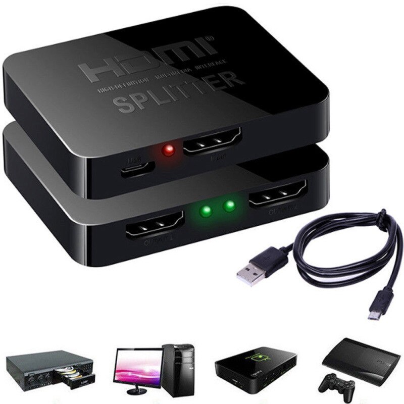 Supply HDMI Distributor One into Two HDMI Distributor One Divided into Two HD Video Distributor