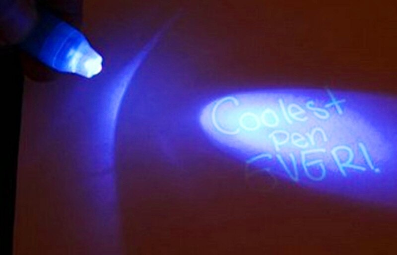 Rotulador de tinta Invisible con luz UV para niños, , mágico, de los estudiantes, novedad, suministros de DIY para el hogar y la escuela