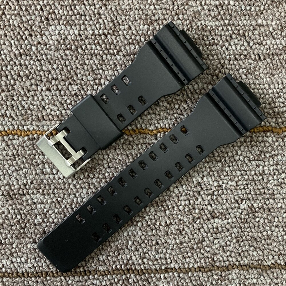 Für casio Uhren Armband Silikon Gummibänder EF Ersetzen Elektronische Armbanduhr Band Sport Uhr Straps 16mm 18mm 20mm 22mm: H black