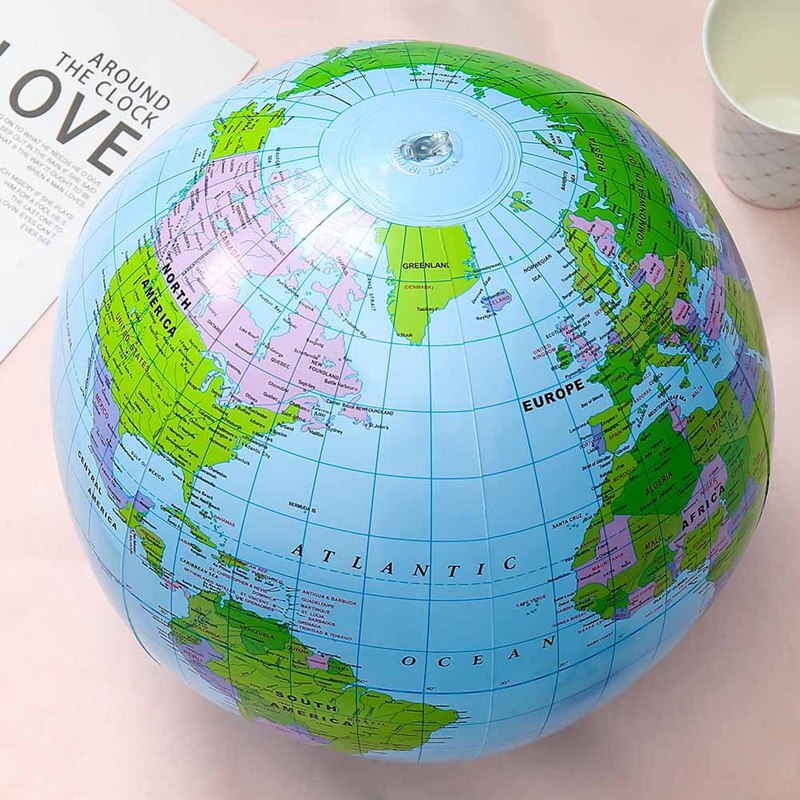 Milisten 2Pcs DIY Blank Globe Decoration Unpainted Erasable Globe For