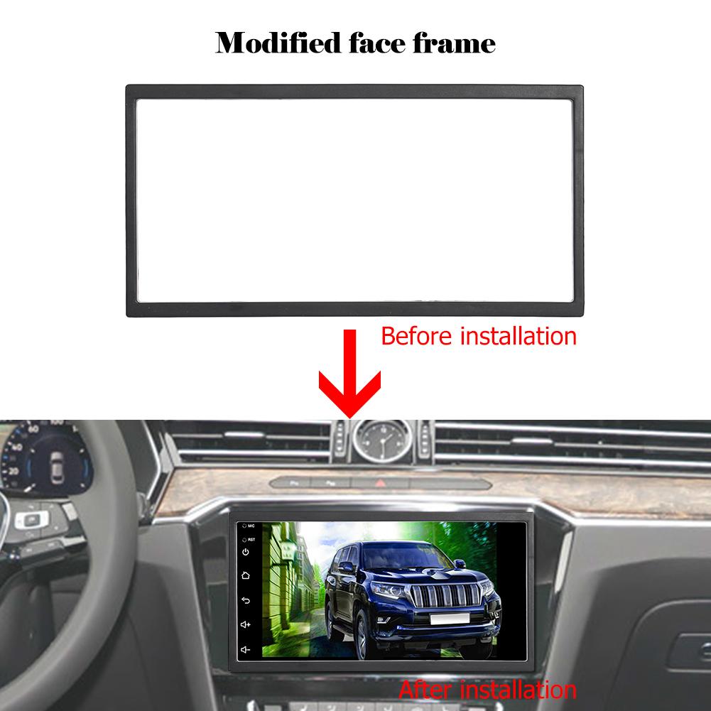 2 Din Car Stereo Radio Frame For Car Multimedia Player Double Din MP5 DVD Player Panel Frame Trim Kit Car Interior Accessories