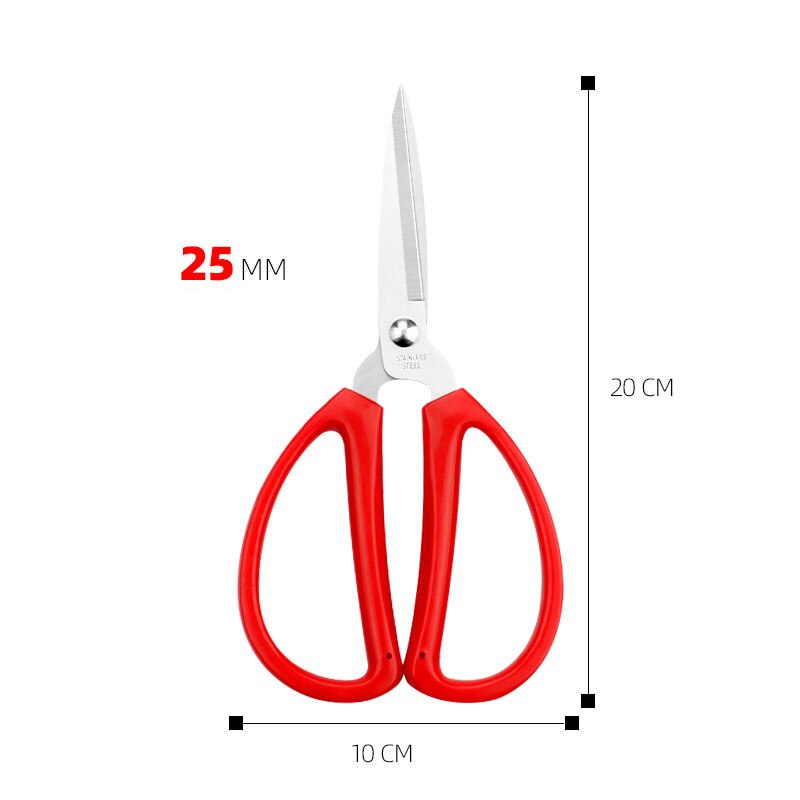 Zotoone Roestvrijstalen Kantoor Huishoudelijke Schaar Rode Plastic Handvat Cut Doek S/M/L Maat Naaien Gereedschap maat Schaar G