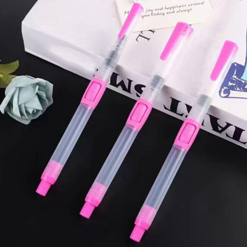 6Pcs Water Brush Water Paint Brush Large Capacity Soft Watercolor Painting Brush for Beginner Drawing Art Supplies