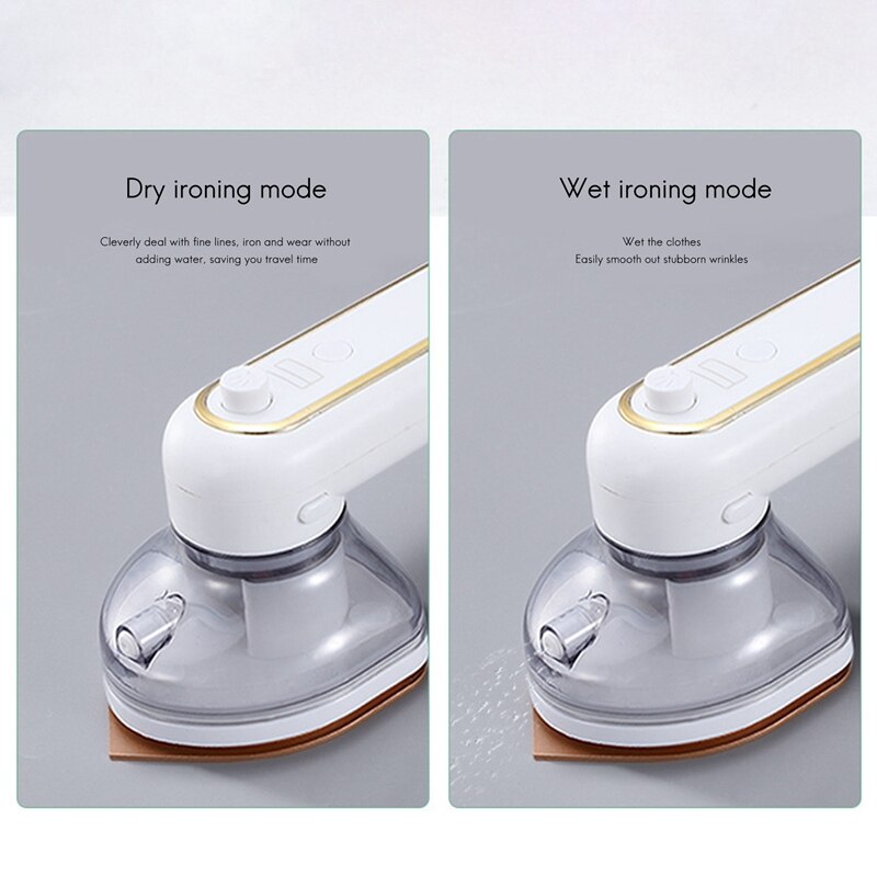 Bezprzewodowy ręczny żelazko parowe maszyna mini przenośny USB akumulator parownica robić odzieży wiszące prasowanie robić domu podróży 160W