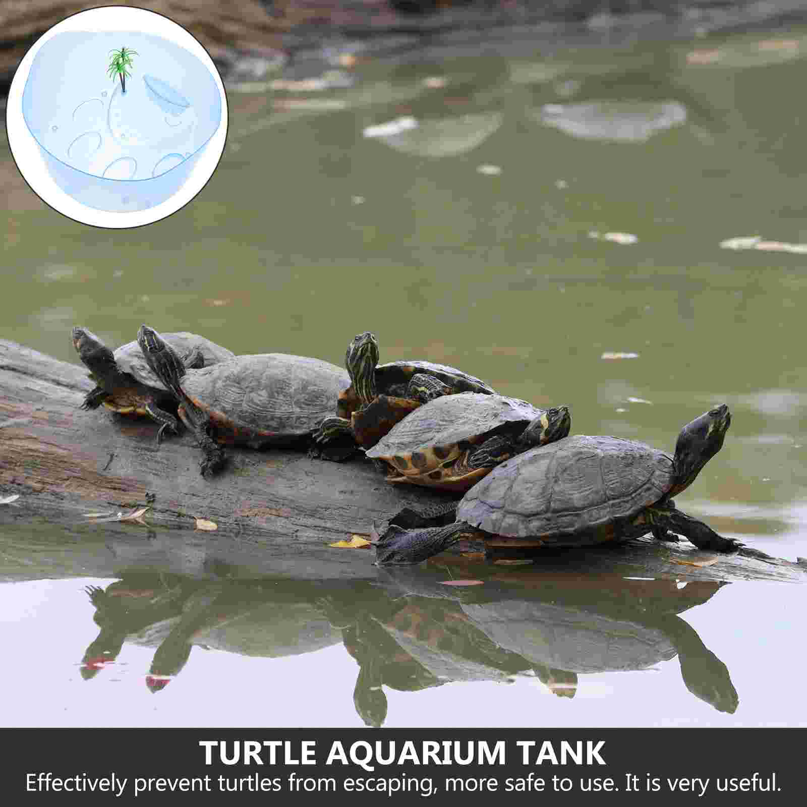 Reptile Feeding Box Plastic Pet Tortoise Tank Tortoise Breeding Case Turtle Feeding Tank