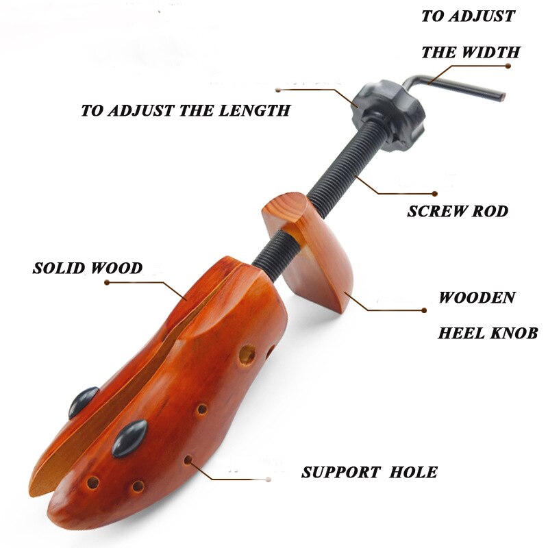 Shoes Tree Wooden For Men and Women Shoes Expander Shoes Width and Height Adjustable Shoe Stretcher Shaper Rack