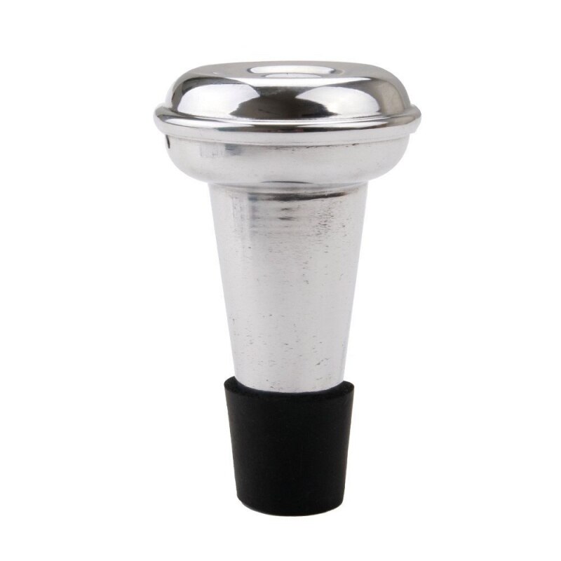 Silver trumpet metall dämpare stum aluminium övning stum lätt liten storlek: Default Title