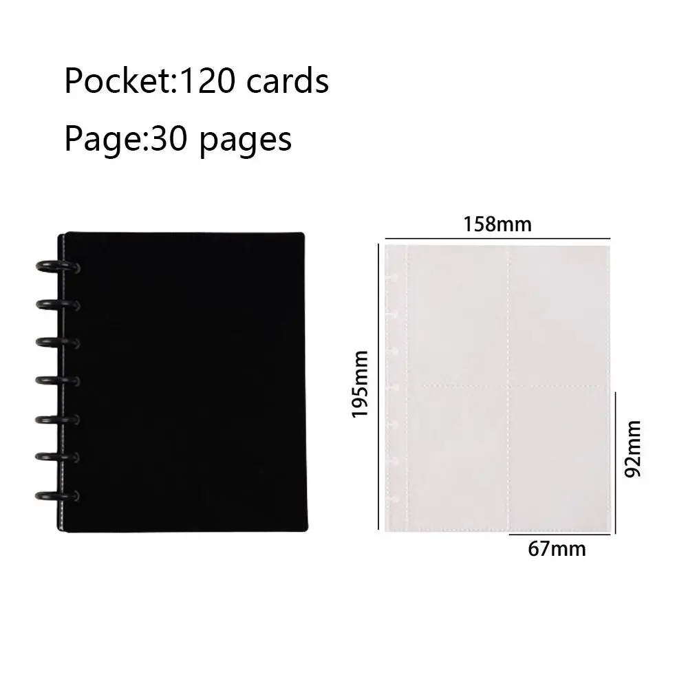 Multi-Taschen 3-Zoll-Fotoalbum eins Stil Idol Karten sammeln Buch kpop Karten Halfter verlieren blatt Bindemittel Foto karten Halfter: Burgunderrot