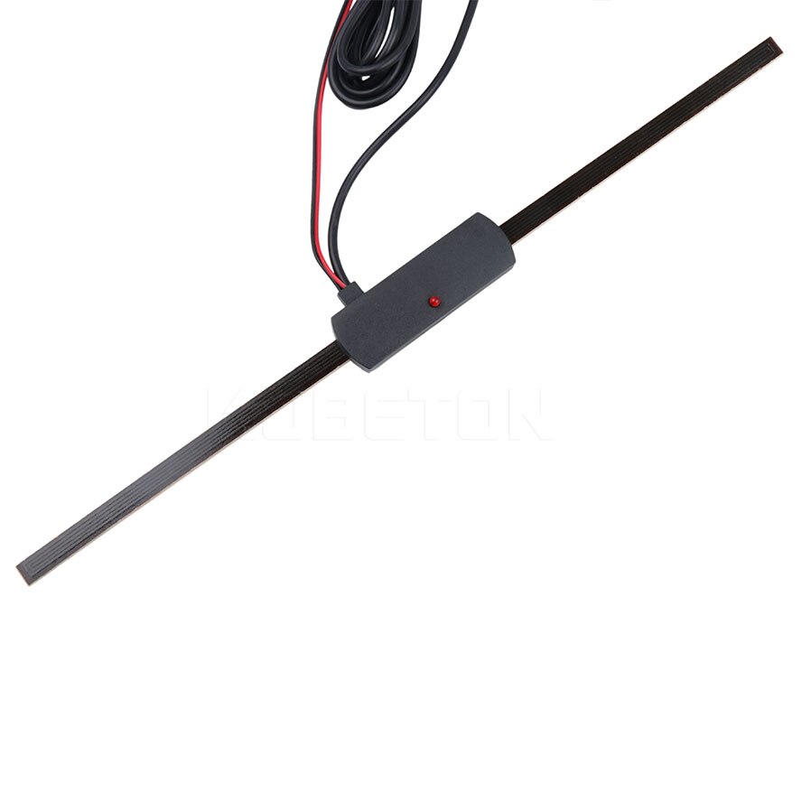 12V Non-Directional Car Windshield Glass Electronic Mount Self Adhesive TV FM Radio Antenna Signal strengthen Auto Universal