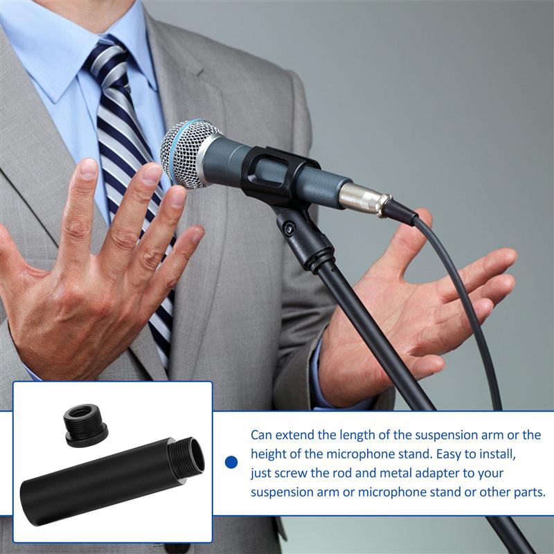 Mic Stand Extension Tube 5/8 Inch Aluminium Mic Stand Verlengstuk