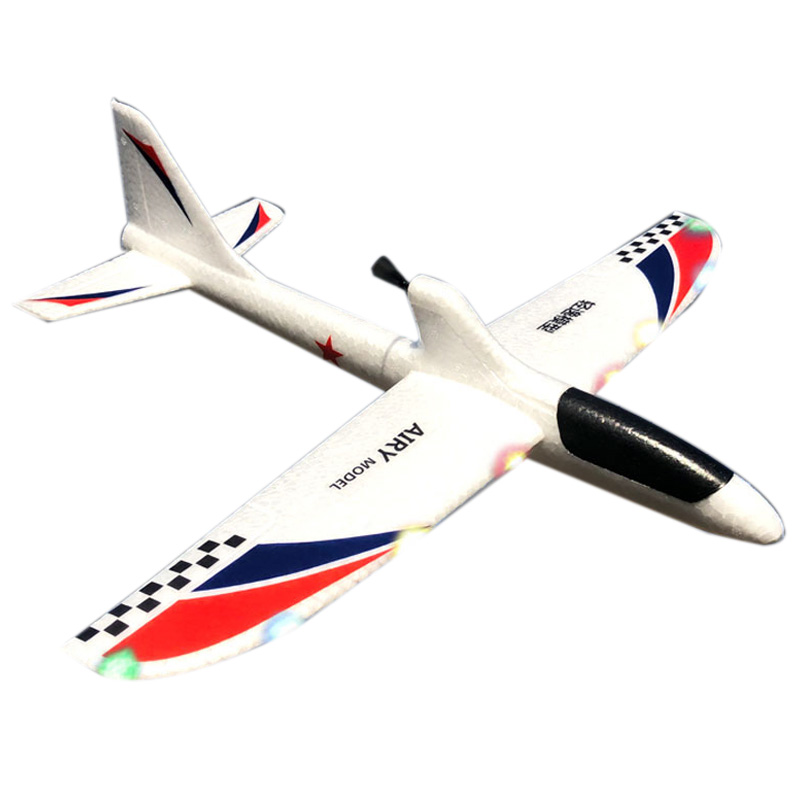 Avion télécommandé 2 canaux bricolage modèle en mousse avion planeur jouet  d'avion 