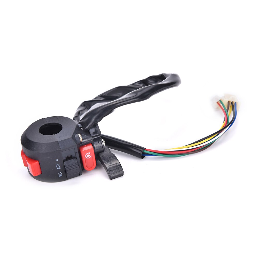 Left Start Kill ON-OFF Switch For Chinese ATV Quad With 22mm Handlebar 8-Wires