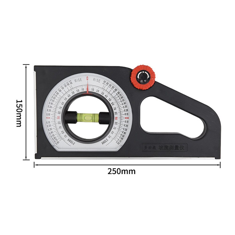 High Precision Slope Scale Inclinometer Universal Bevel Protractor Slope Angle Finder Protractor Tilt Level Meter Measuring Tool