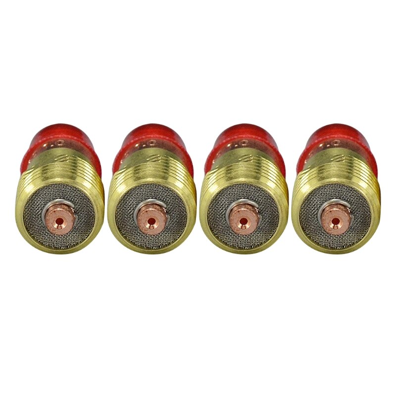 16pcs TIG Welding Torch Stubby Gas Lens Kit Collet Body Nozzle for WP 17/18/26 Welding Machine Accessories