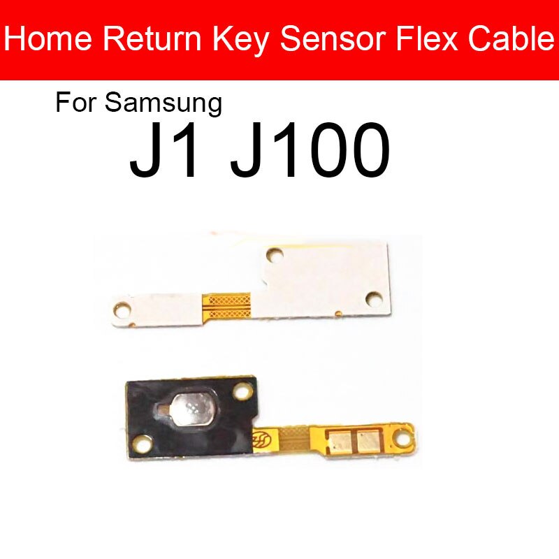 Navigator Terugkeer Sensor Voor Samsung Galaxy J1 J100 J2 J3 J4 J5 J7 Max Pro Return Key Home knop Flex Kabel Onderdelen: J1 J100