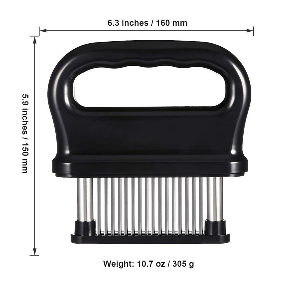 TTLIFE Fleischklopfer 48 Edelstahl Nadel Klinge Steak Schweinefleisch Huhn Kochen Backen Werkzeuge Fleischklopfer Nadel
