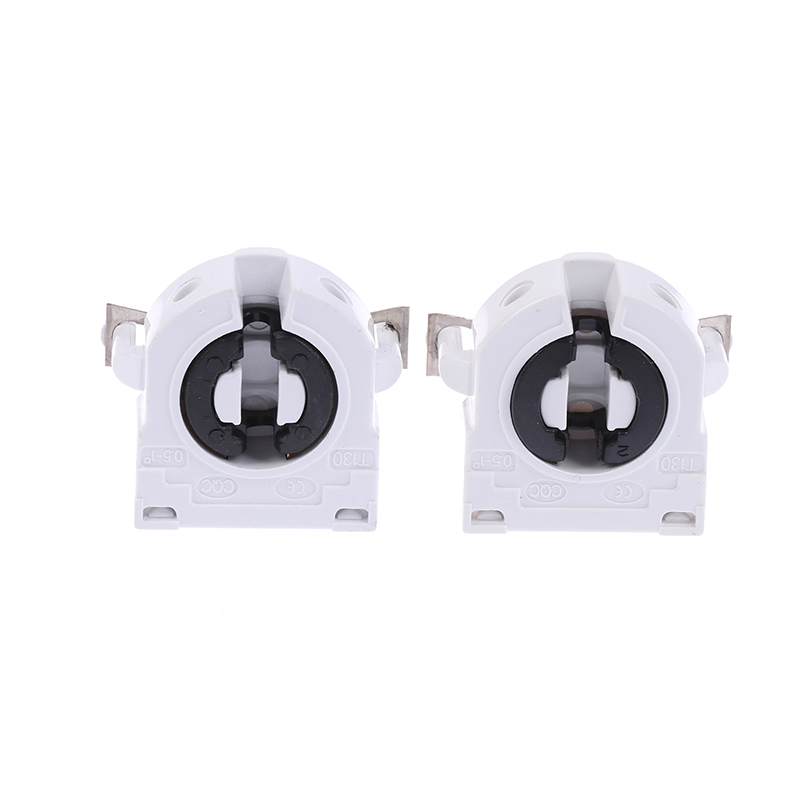 Portalámparas fluorescente T8/G13 para el hogar, soporte de lámpara resistente al calor, soporte de tubo de luz, accesorios de lámpara para el hogar, oficina y dormitorio, 5 uds.