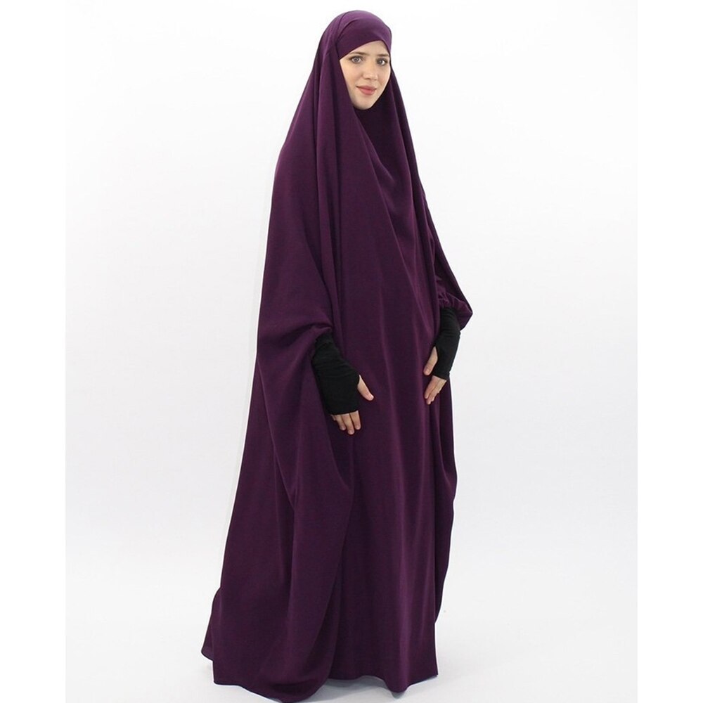 Femmes musulmanes à capuche Hijab robe prière vêtement Jilbab Abaya longue Khimar couverture complète Ramadan robe Abayas vêtements islamiques Niqab