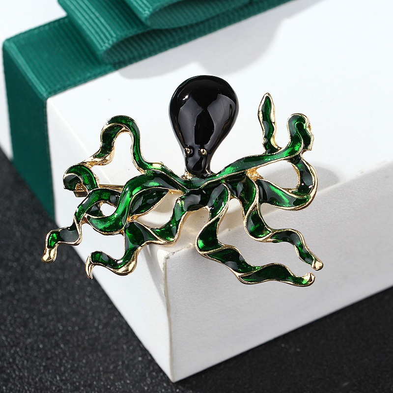 Broche de lujo con forma de gato, cangrejo, escorpión, Color para boda, , Animal, diamantes de imitación, broches para ropa, accesorios