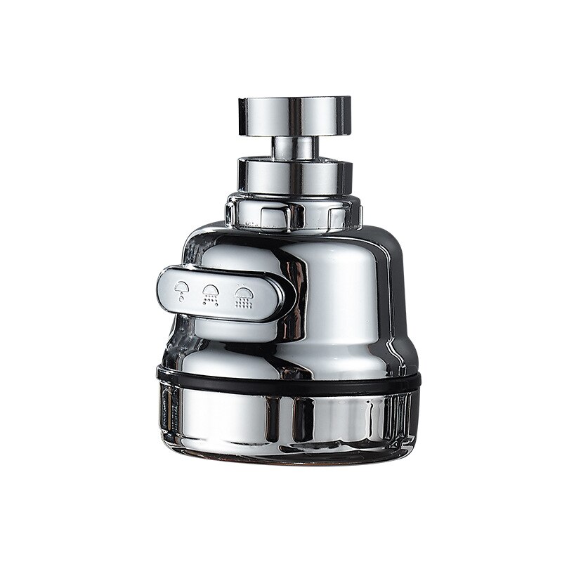 Aireador de grifo de cocina, difusor de filtro de agua ajustable de 2/3 grados, boquilla de ahorro de agua, conector alargado, 360 modos: Short D