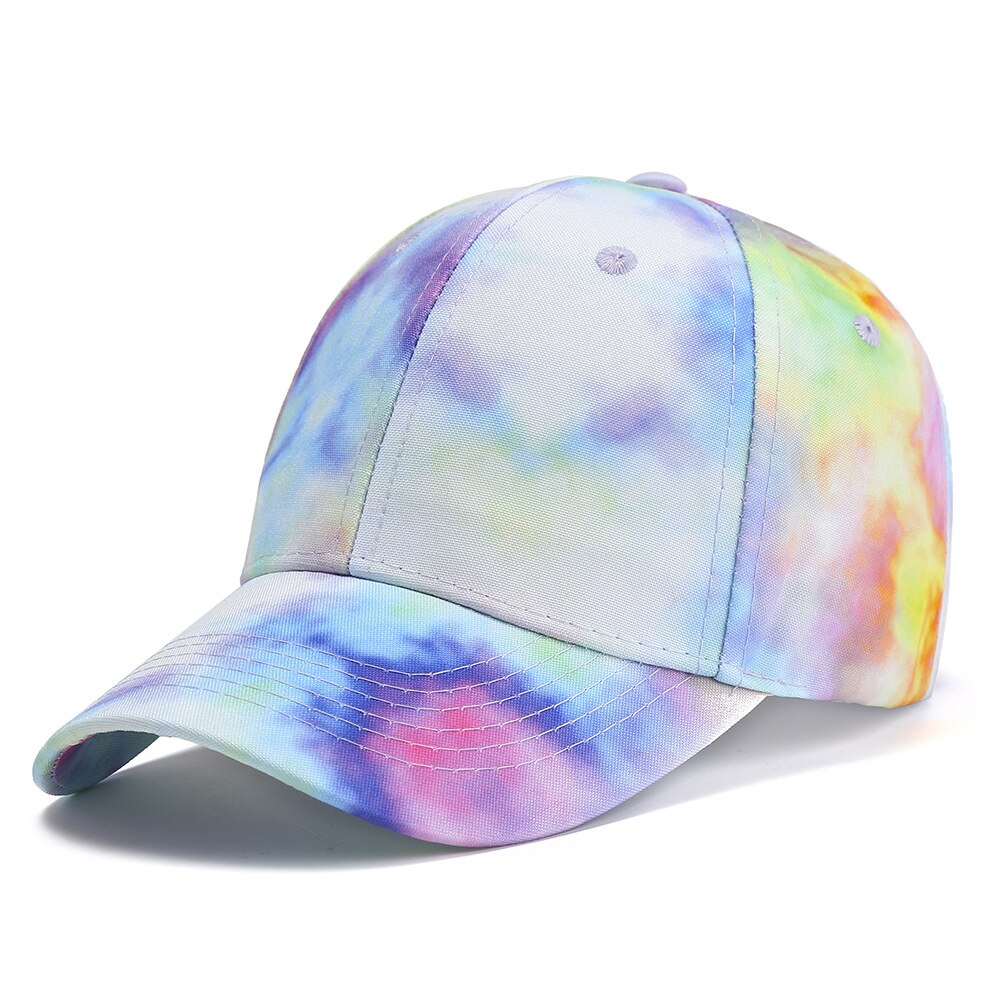 Tie Dye Graffiti Baseball Caps For Men Women&#39;s Kpop Multicolor Irregular Print Snapback Cap Outdoor Streetwear Sun Hat: 05