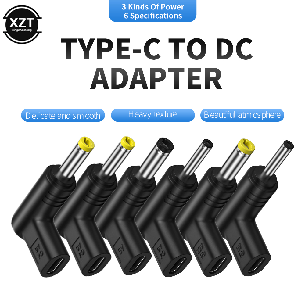 USB C PD naar DC Power Connector Universele 12V 9V 5V Type C naar DC Jack Plug Opladen Adapter Converter voor Router Tablet PD