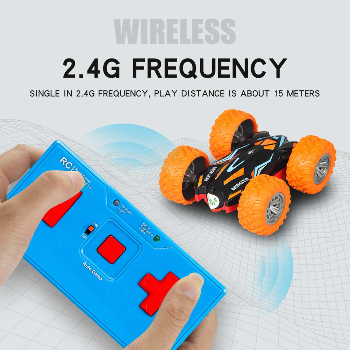 Dubbelzijdig 3D Flip Afstandsbediening Auto Robot Rc Auto Speelgoed Drift-Buggy Crawler Batterij Operated Stunt Machine Radio bestuurbare Auto