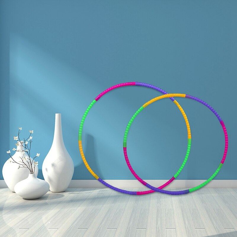 Détachable Sport Cerceau En Plastique Cercle de Forme Enfants Exercice Fitness Décontracté Sport Cerceaux Enfants Gym Musculation Boucle