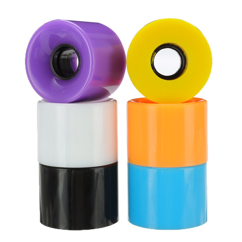 Pu Skateboard Wielen 60Mm X 45Mm Road Skate Pro Speed Up 4Pcs Wielen Skateboard Onderdelen Accessoires Voor gronden Asfalt Road