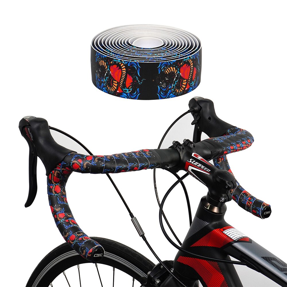 CHOOEE Bicycle Handlebar Tape Anti-Vibration Bike Tape Wrap Cycling Road Bike Handle Bar Tapes