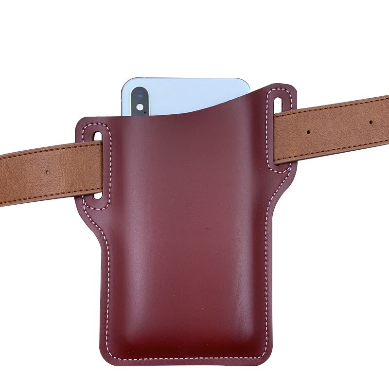 Leather Waist Belt Packs Loop Cellphone Phone Protection Case Bag Holster Small and Exquisite Beautiful: 05