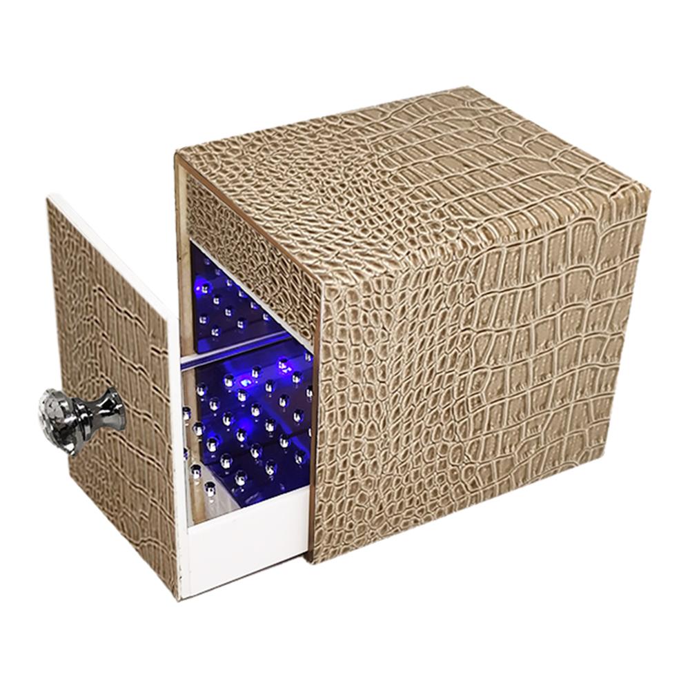 Sterilisator Box Desinfectie Nail Art Boren Zwart Nail Art Gereedschap Sterilisator Doos Manicure Boren Nail Cleaner Tool: Option 2