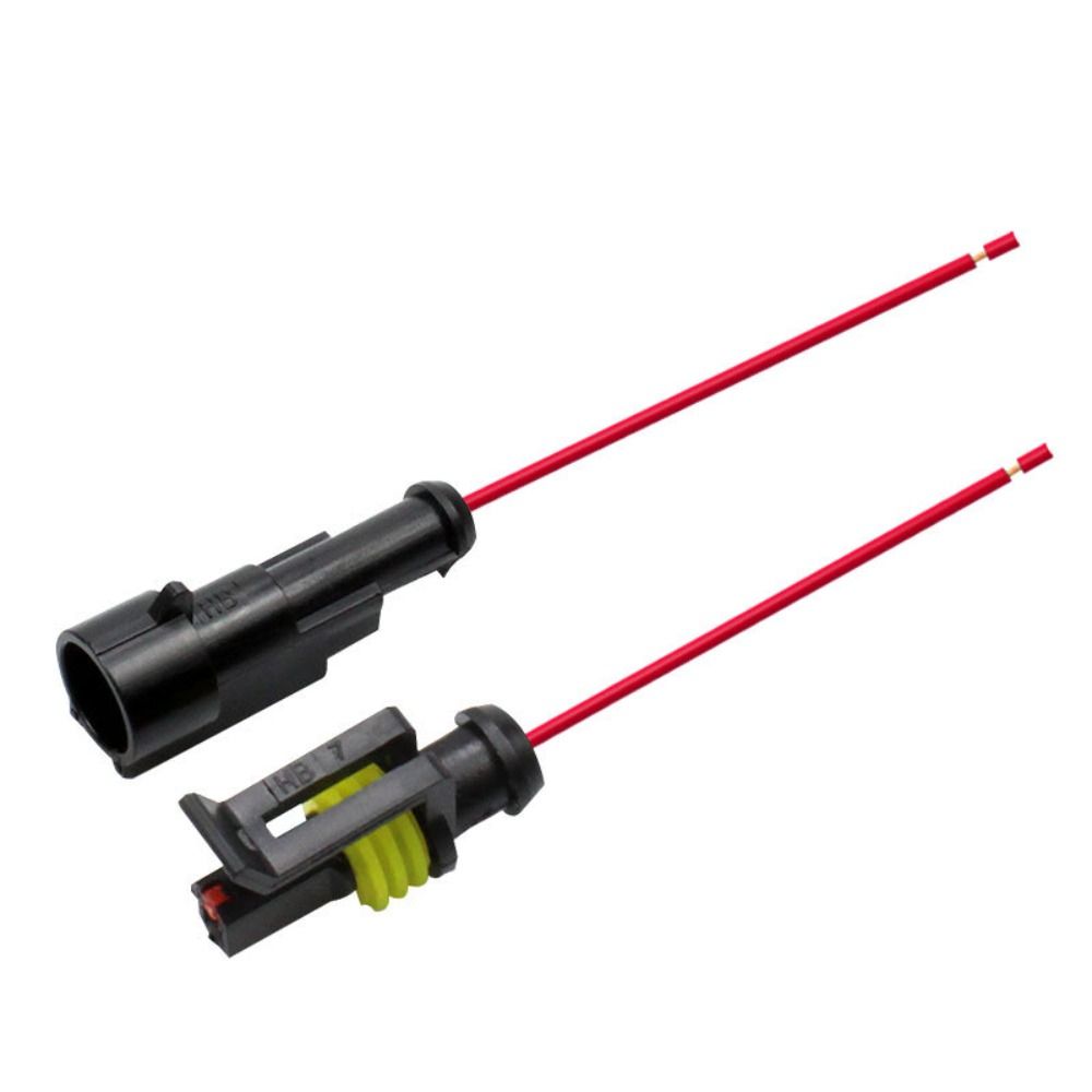 Wire Harness Female 1P 2P 3P 4P 5P 1 2 3 4 5 6 Way Connector Cable Electrical Connector Plug Adapter Wire Auto Wire Connector: COLORLESS