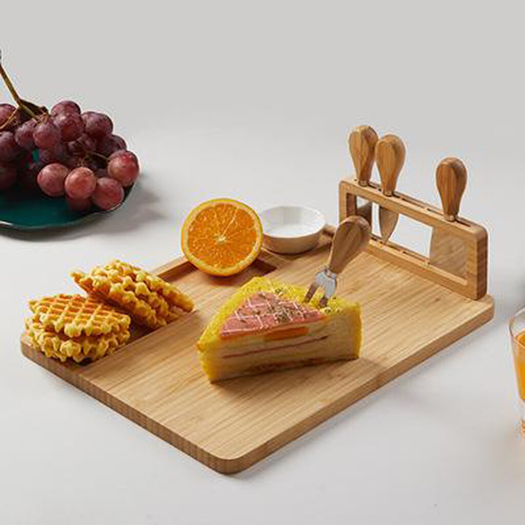 Cheese Board Set Charcuterie Serving Meat for Housewarming Kitchen Accs