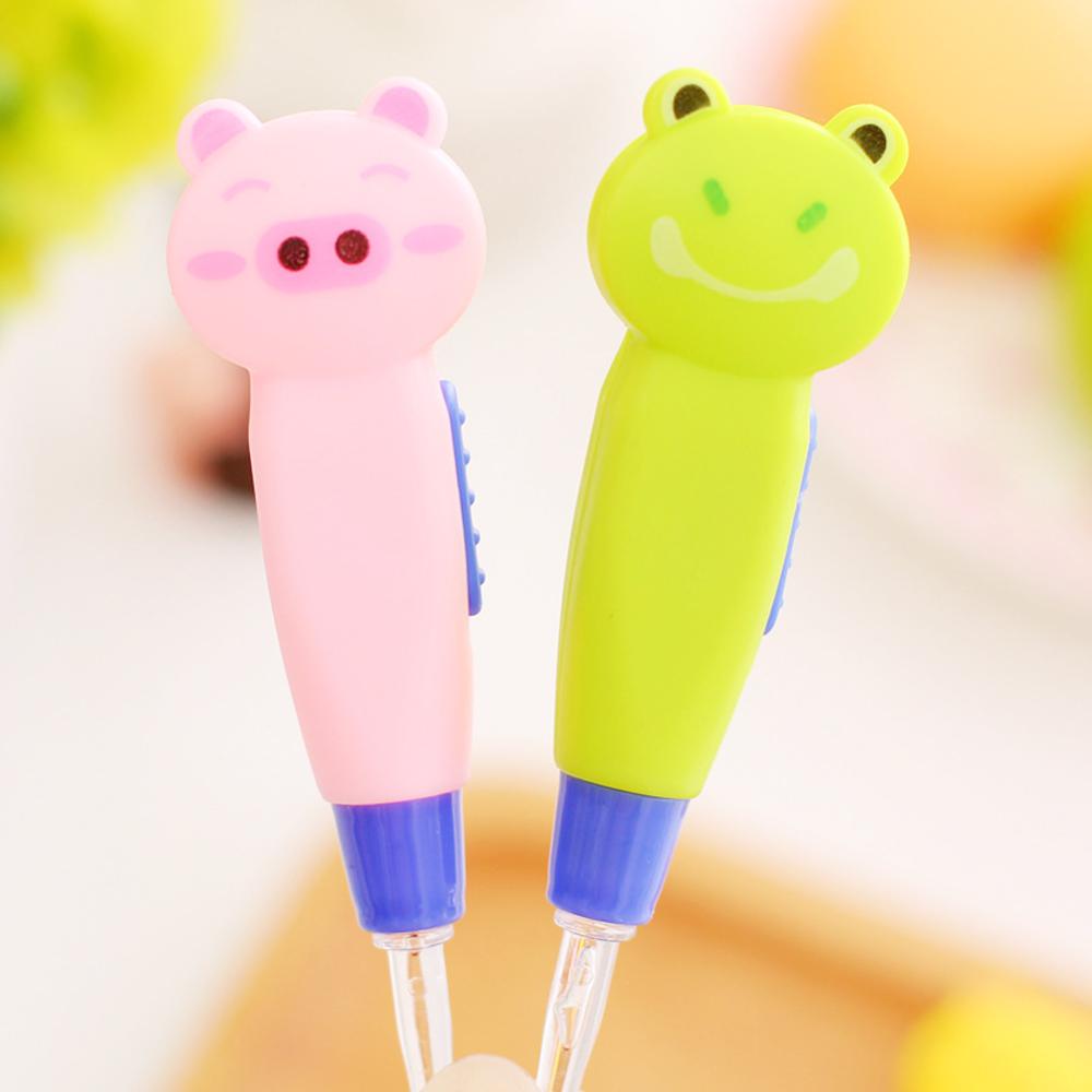 Oor Lepel Reiniging Met Led Verlichting Leuke Cartoon Dier Afneembare Oorsmeer Remover Tool Veiligheid Cleaner Lepel Voor Kinderen Gezondheid