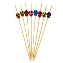 100 stuks Wegwerp Handgemaakte Cocktail Picks Creatieve Bamboe Voorgerecht Picks Houten Fruit Picks Decor Feestartikelen Picks