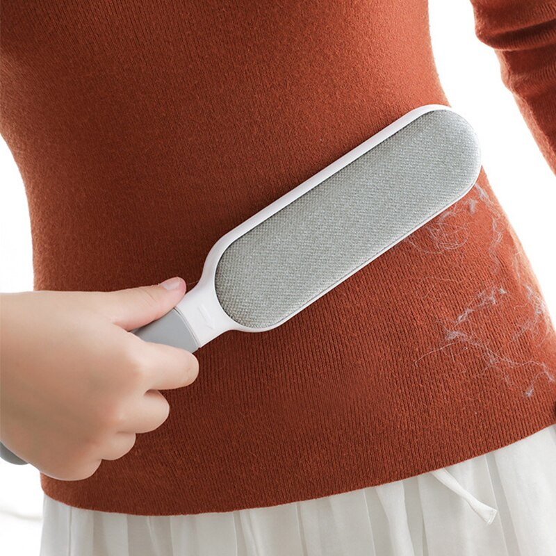 Double sided Reusable Cleaning Brush Clothes Lint Rollers Static Brushes Home Coat Suit Brush Pet Hair Fur Remover