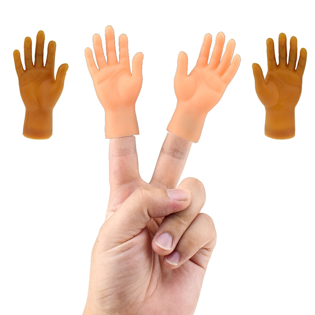Novelty Funny Five Fingers Open Palms and Fingers Set of Toys Around The Small Hand Model Halloween Toys